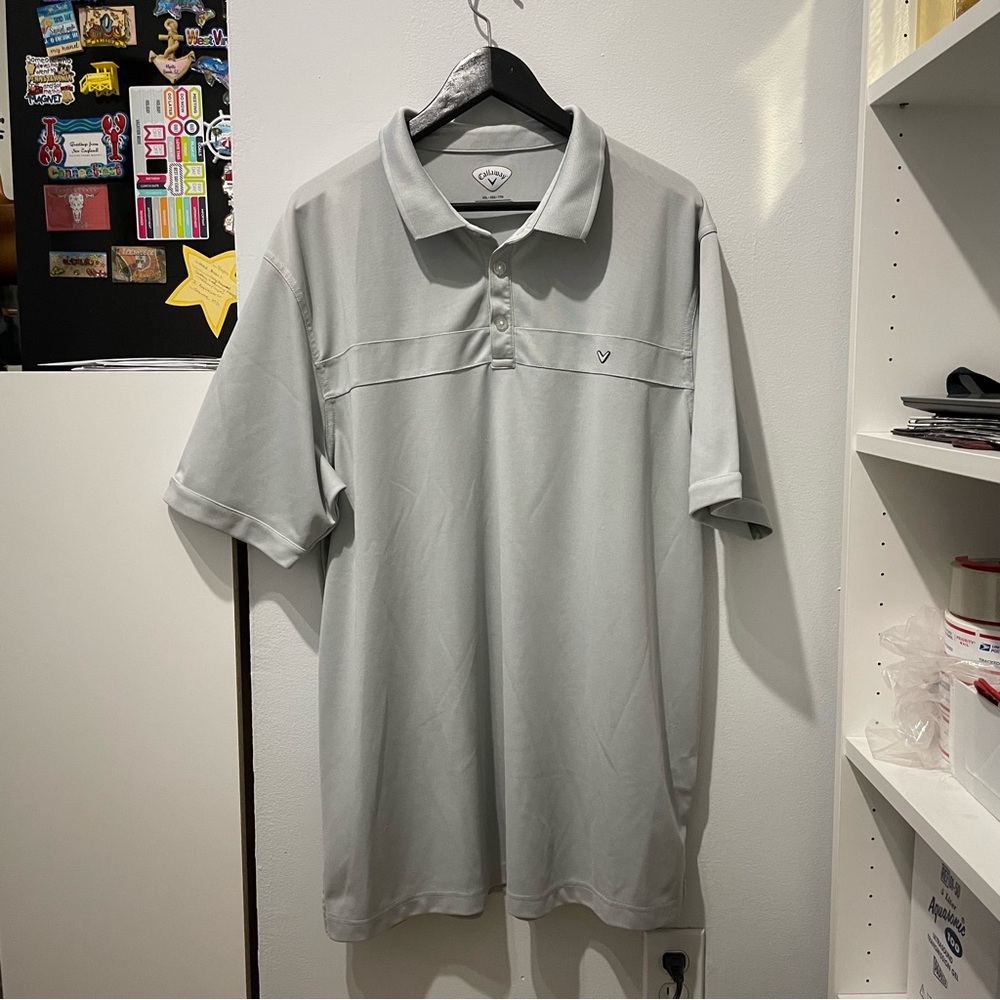 Callaway Men’s XXL- Light Gray Golf Polo Shirt